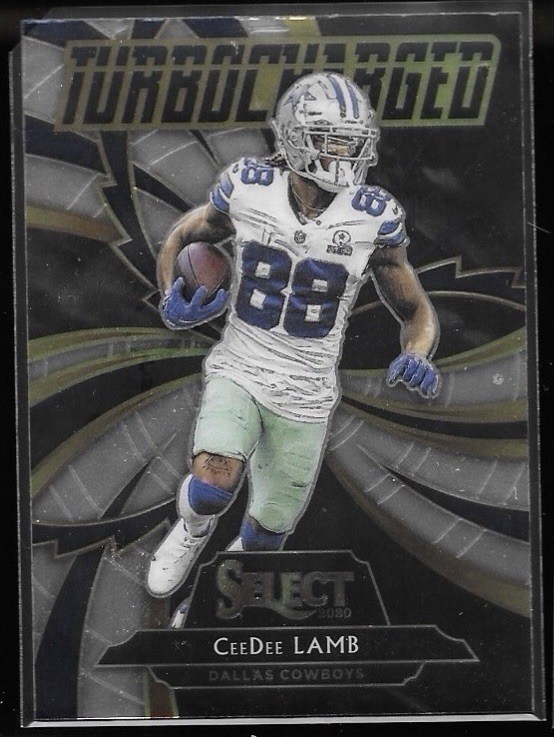 2020 Panini Select - Turbocharged CeeDee Lamb #T16 (RC)