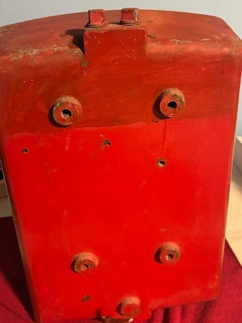 Винтажная красная пожарная сигнализация аварийная телефонная будка станция   - Изображение 4 из 4