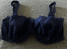 Victoria s Secret Balconette Bra 34D Navy Blue