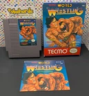 Tecmo World Wrestling NES Nintendo Complete CIB NICE!