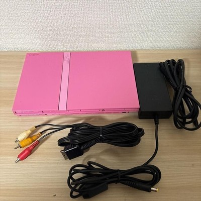 Sony Playstation 2 PS2 Slim Console Pink SCPH-77000 PK Limited Japan Used Pink