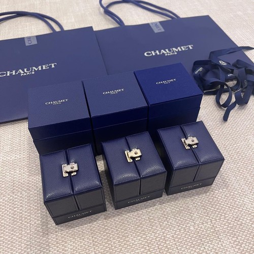 Chaumet Empty Ring Jewelry Case Set of 3 Shopper Bags Ribbon Storage ...