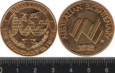 Australia: 1988 Bicentennial International Law Enforcement Olympics medal Scarce