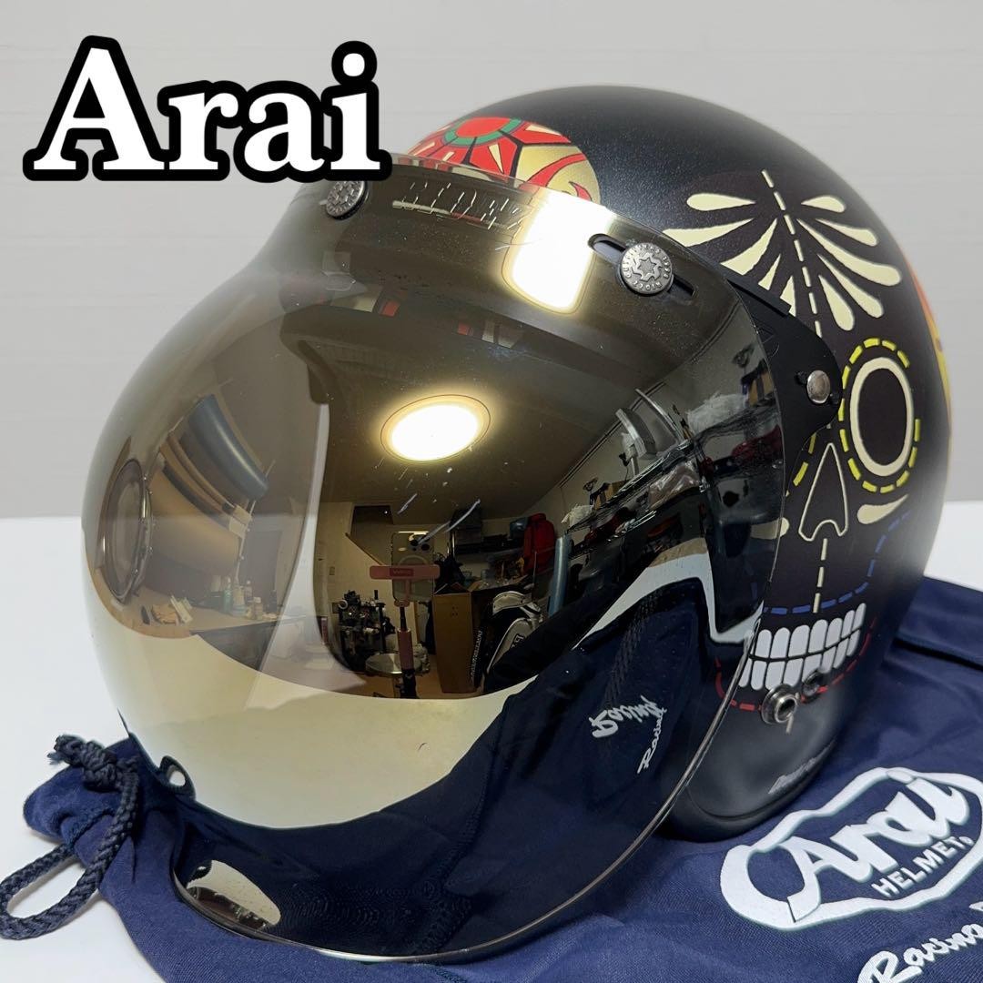 【貴重サイズ】Arai アライ CLASSIC MOD SKULL ヘルメット Arai Size Classic Mod Skull Helmet JPN Limited Edition Rare