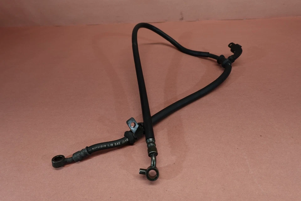 2001-2007 Honda VT750 Shadow Aero Front Brake Caliper Hose Line - Image 2 of 4