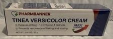 Pharmbanner Tinea Versicolor Cream Max. Anti Itch Cream 2.02 oz 03/2027