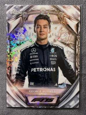 2025 Topps Formula 1 Chrome - George Russell Diamond 75th Anniversary #D75-7
