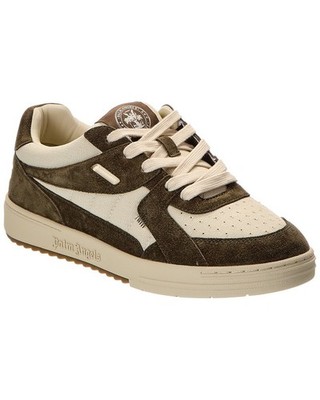 Palm Angels Palm University Lt Canvas & Suede Sneaker Men's White 40