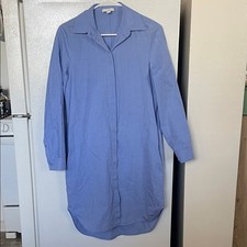 COS Size 2 100 Cotton Light Blue Shirt Dress