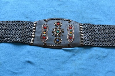 HARLEY DAVIDSON INDIAN EXCELSIOR MOTORCYCLE LEATHER KIDNEY BELT   1920-1940