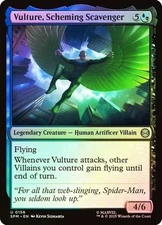 Vulture, Scheming Scavenger FOIL #0158 MTG Marvel's Spider-Man, Magic