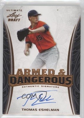 2015 Leaf Ultimate Draft Bronze Etched Foil Thomas Eshelman #AD-TE1 Auto 0w7