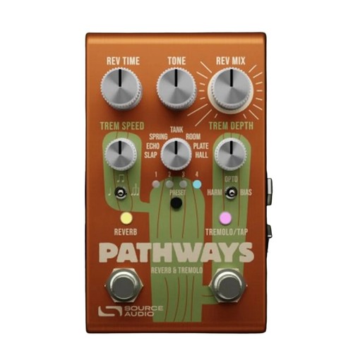 Source Audio SA281 Pathways Reverb & Tremolo "Free Shipping in the USA"