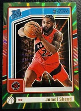2024-25 Panini Donruss Rated Rookie Jamal Shead #246 Holo Green Laser RC Raptors
