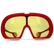 NOS vintage CARRERA 5531 FOXY LADY sunglasses - Austria 70s - RARE - Red/Yellow