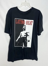 WWE EDDIE GUERRERO LATINO HEAT Double Sided Wrestling T-Shirt 2017 Size Large