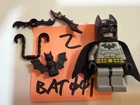 LEGO VINTAGE BATMAN 2006 2008 MINIGURE - BATMAN LT BLUISH GREY SUIT BAT001 - 2