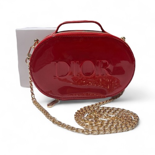 Neu Dior Foundation Sample & VIP Limited Rot Tasche Kamera Schultertasche Crossbody - Bild 5 von 14
