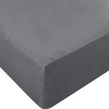 Utopia Bedding Twin Fitted Sheet - Bottom - Deep Pocket - Twin, Grey 