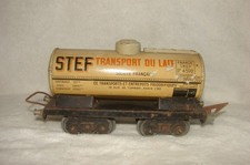 JEP O 0 WAGON CITERNE STEF TRANSPORT LAIT  TOLE TRAIN ELECTRIQUE