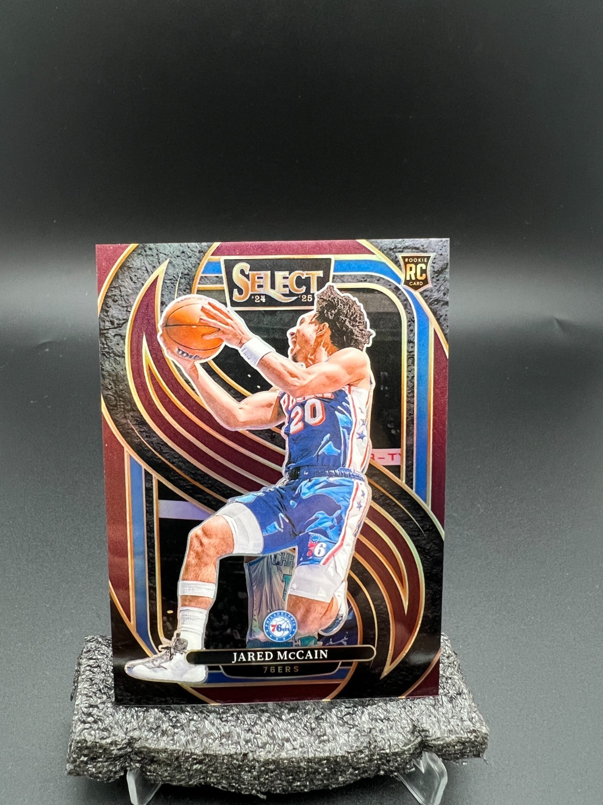 2024-25 Panini Select Jared Mccain RC Maroon /175 Premier Level #10888 S