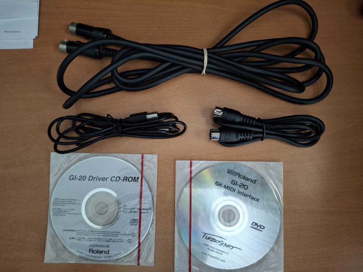 Roland GI-20 GK MIDIインターフェース Roland GI-20 GI-10 GK GR Guitar Bass MIDI Interface From