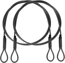 3.3Mm (1/8 Inch) Outdoor Travel Stainless Steel Security Cable-3Ft Luggage Lock