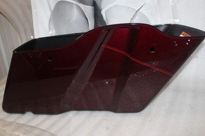 90201061DSX NEW OEM 2014-2023 HARLEY-DAVIDSON TOURING MYSTERIOUS RED SADDLEBAG