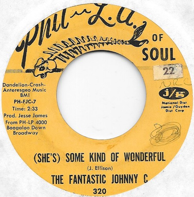 #ad THE FANTASTIC JOHNNY C Some Kind Of Wonderful vinyl copy northern soul 45 HEAR $10.00