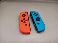 Nintendo Switch Joy Con Controllers Red And blue Parts Or Repair Lot Of 2 Untest