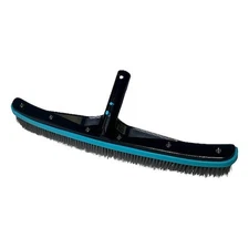 Jed Pool Tools 70-272 Pool Brush, Al, Black/Gray/Enameled, 18" L