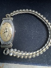 Bulova Women’s Watch Vintage Art Deco Not Working For Repair Or Parts