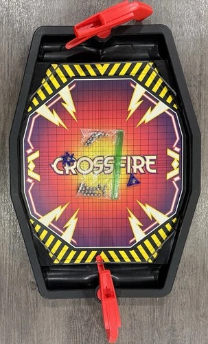 VTG Crossfire Board Game Milton Bradley 1988 36 Balls 2 Pucks No Box