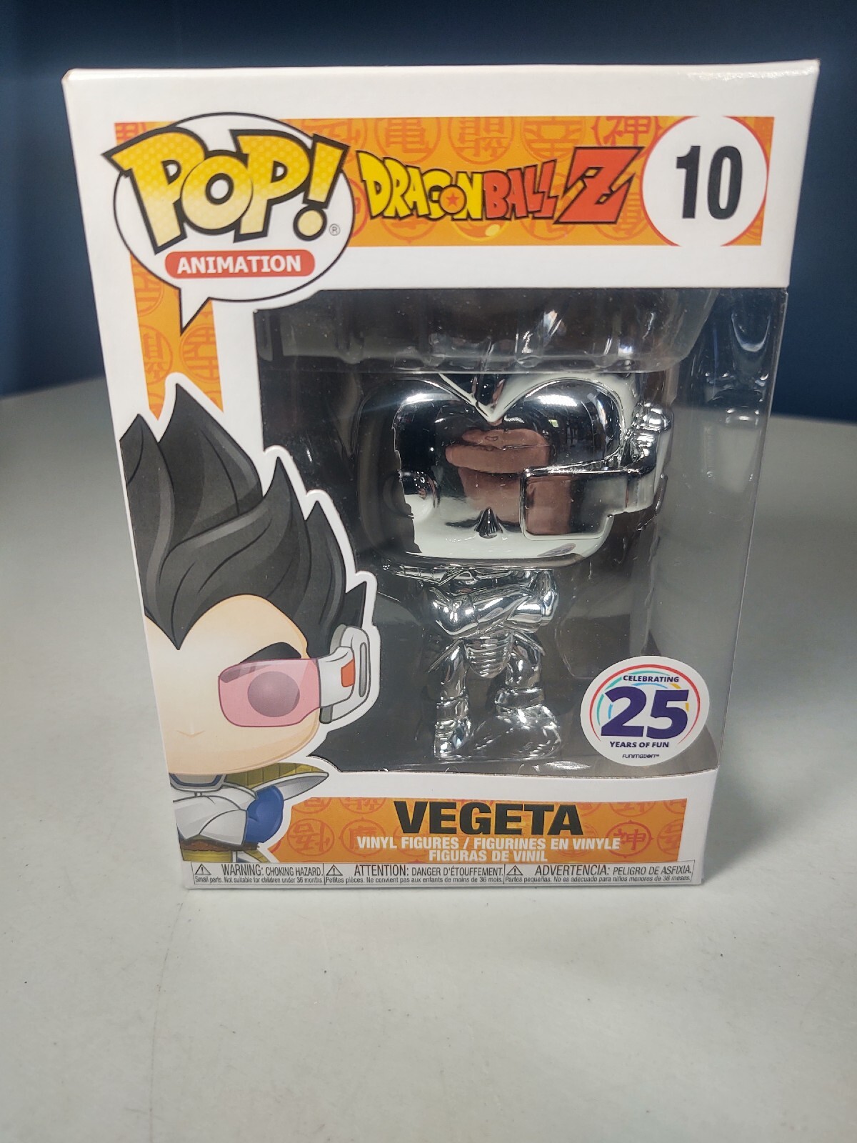 Funko Pop! Figura De Vinilo Cromada De Animación Dragon Ball Z Vegeta #10