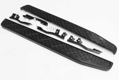 Land Rover Discovery 1 Range Rover Classic Pair Rubber Topped Side Steps New