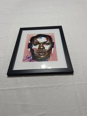 Framed Signed Todrick Hall Autographed Forbidden Album Cover Wall Art