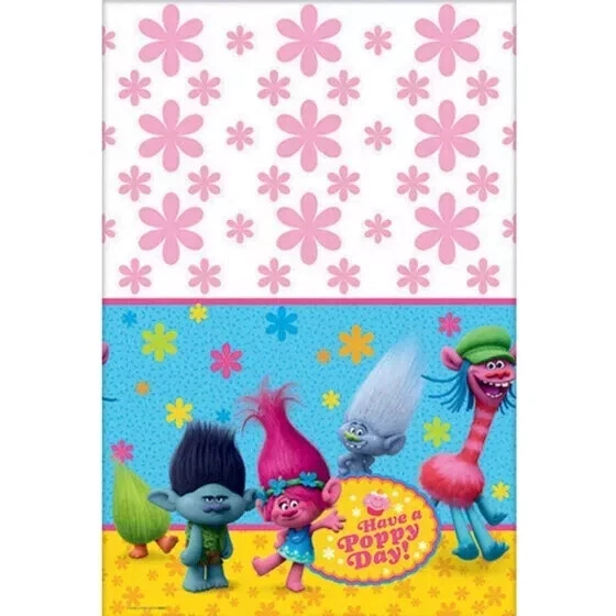 TROLLS WORLD TOUR Party Supply Pack 8 Plates, 8 Cup 8 Napkin 1 Table Cover  SP1 - image 3 of 4
