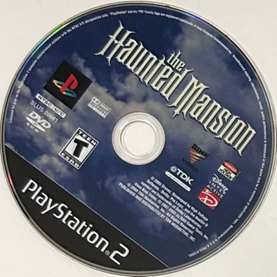 The Haunted Mansion PS2 Sony PlayStation 2 - Disc Only