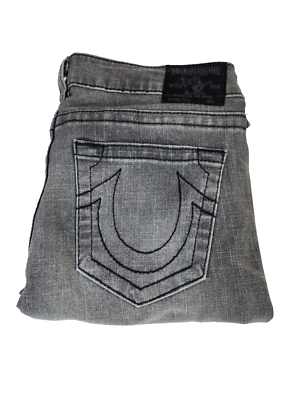 パンツ true religion gray denim pants True Religion Gray Jeans Pants Section Stella size 31 Grey Black