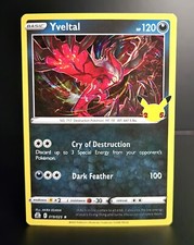 Pok mon TCG - YVELTAL - 019/025 - HOLO - RARE - CELEBRATIONS 2021 - NM 