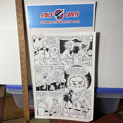 Original Comic Art Jughead #5 Page 20  a Lass From The Past  Butler Moore