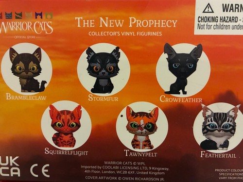 Warrior Cats vinyl figurines Squirrelflight Crowfeather Tawnypelt 3" in boxes - Picture 5 of 9