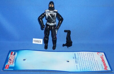 Joe 2003 COBRA COMMANDER w/WEAPON CARD FUNSKOOL India RARE