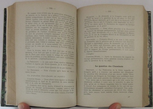 PARTI SOCIALISTE SFIO 9e CONGRES NATIONAL 1912 JAURES SEMBAT VAILLANT GUESDE - Picture 4 of 11
