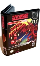 Super Metroid Nintendo Game CASE ONLY Quality SNES Protector Box NO GAME