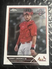 2023 Topps Pro Debut Chrome Baseball # PDC-177 Jimmy Crooks III Cardinals