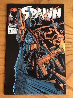 SPAWN #7 JANUARY 1993 FIRST PRINTING COMPLETE WITH SPAWN MOBILE POSTER