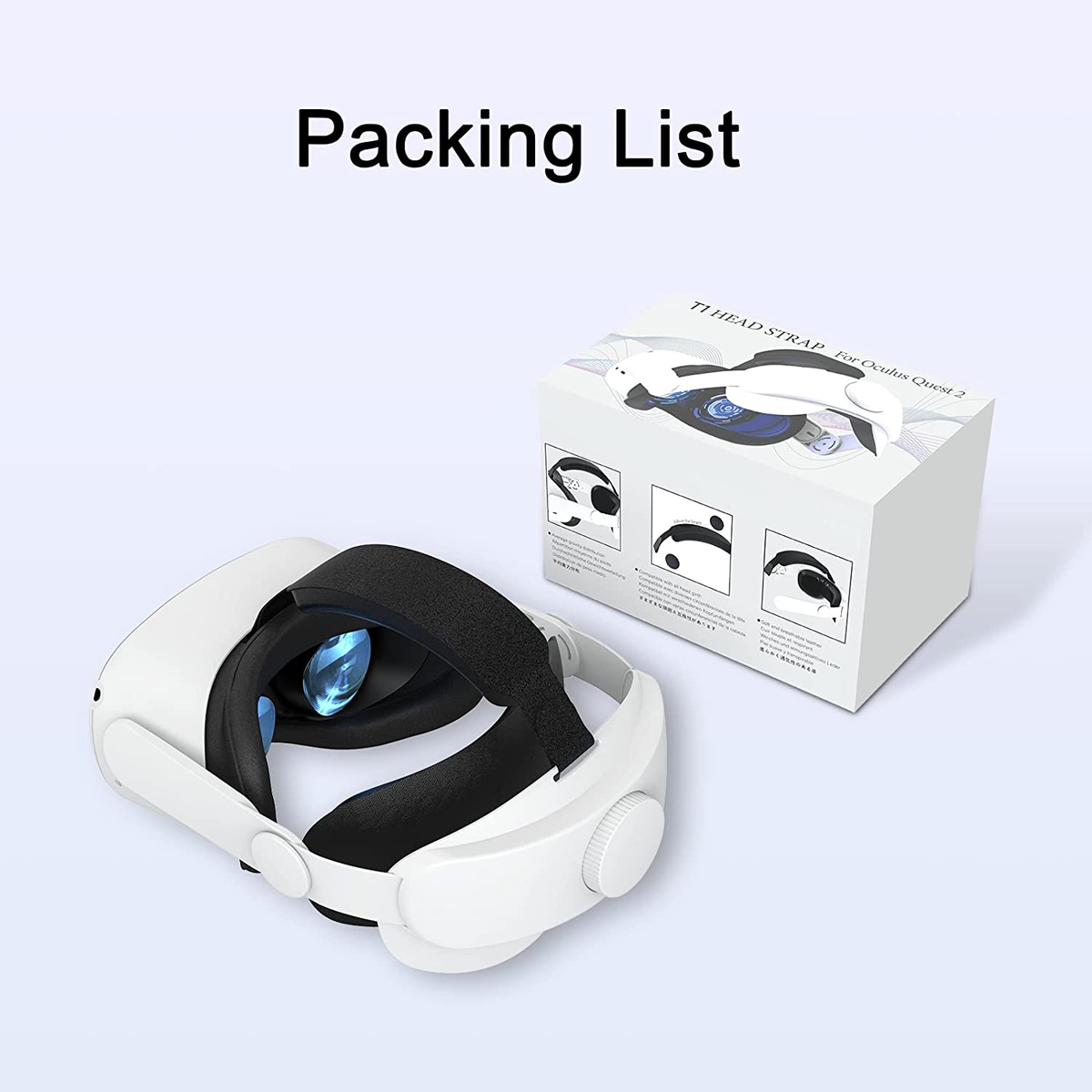 Head Strap Compatible with Oculus Quest 2,Meta Quest 2 Accessories 