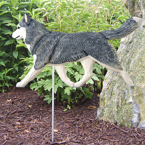 Siberian Husky DIG Garden Stake Australia