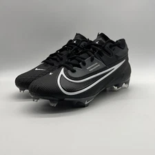 Nike Vapor Edge Elite 360 2 Black Football Cleats Men's Size 8 DA5457-010